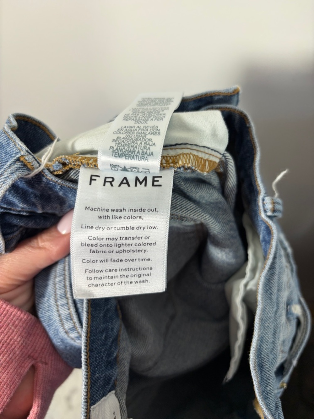 Frame Le Garçon Newport Distressed Ankle Crop Jeans - Picture 9 of 9